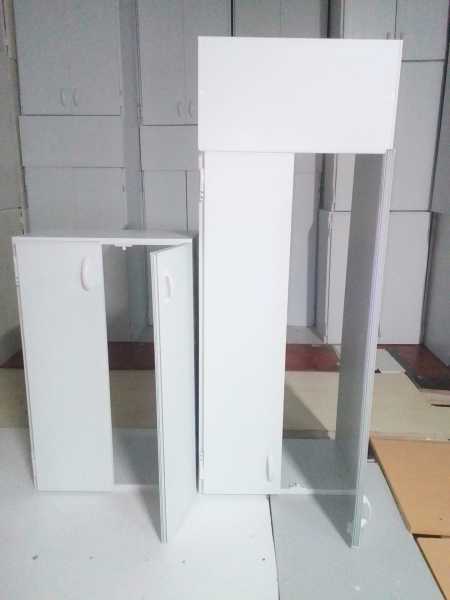 206cm Demonte İkili Şofben Dolabı (50x206x30)