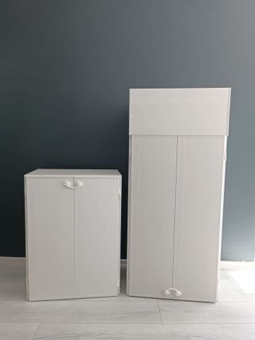 210cm İKİLİ  36cm En Demonte Kombi Dolabı (60x210x36)