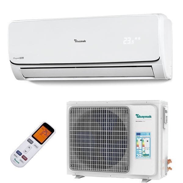 Baymak 9000 Btu Elegant Plus  UV Split Klima (Stok ve teslimat için WhatsApp’tan sorunuz)