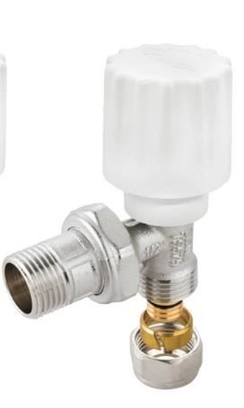 Kas 1/2'' Pex  Köşe Radyatör Vanası