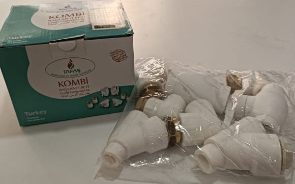 Tafaş Kombi Bağlantı Seti Düz